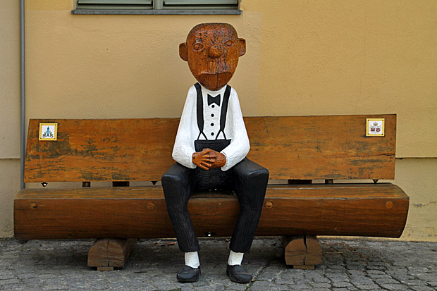 Loriot-Denkmal in Brandeburg a.d.H. - Foto: © Martina Berg 